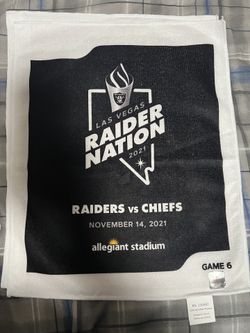 Raiders Game Day Towel  Vs Chiefs