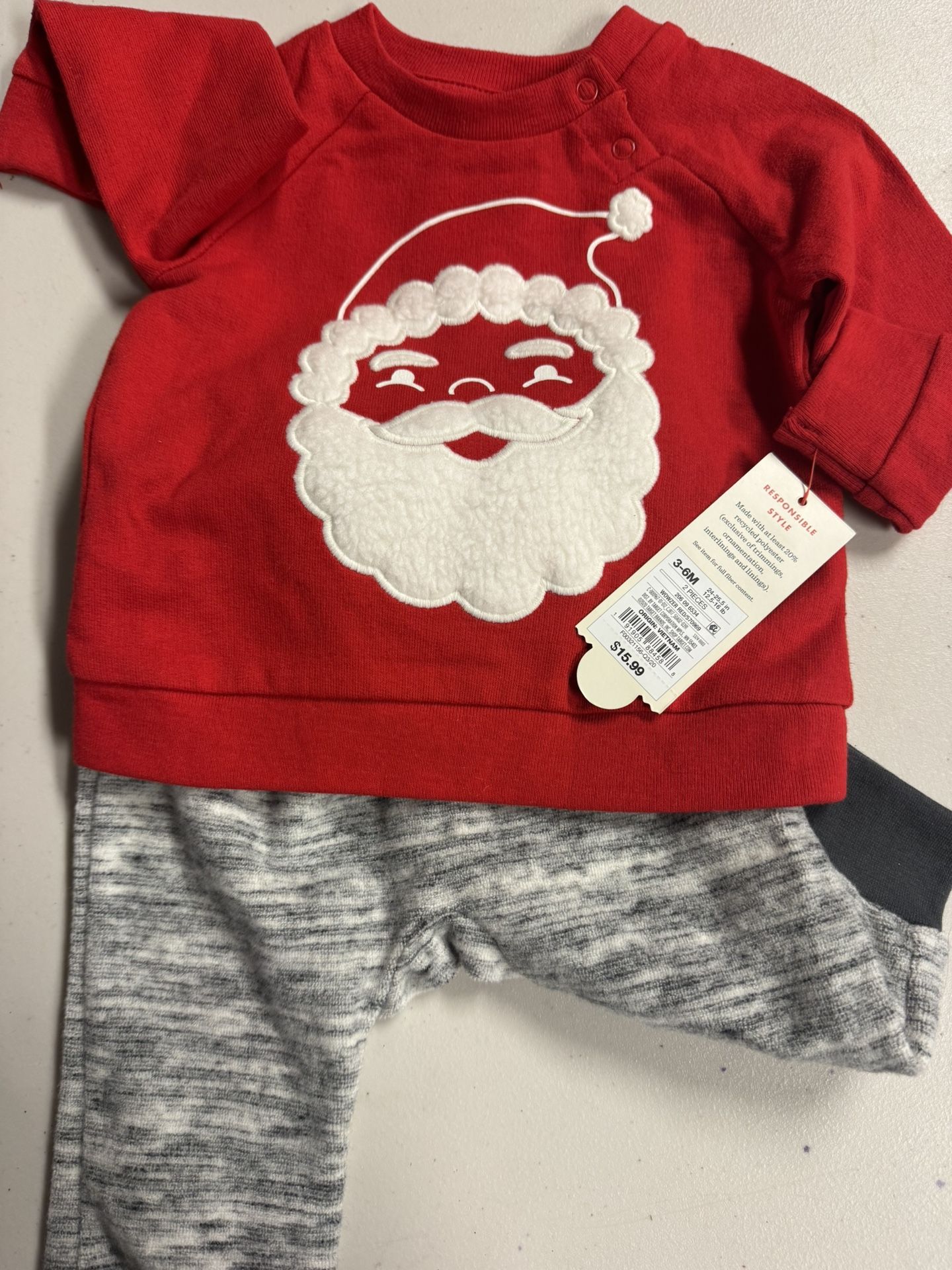 Christmas Baby Clothes 3-6mos