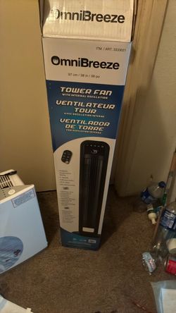 Omni breeze Tower fan $30 in tele pier air purifier $30 Arctic air deluxe $30
