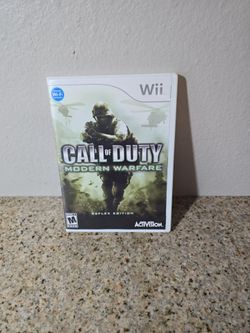 Nintendo Wii Call of Duty Modern Warfare Game