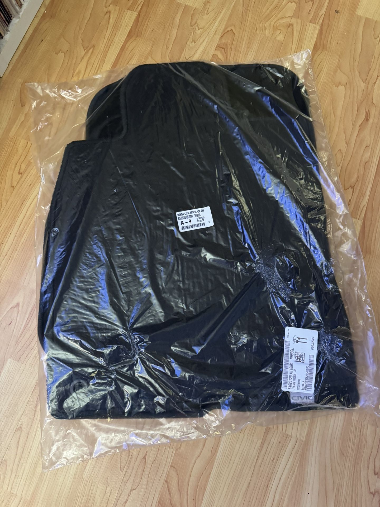 Honda Civic 4Door Black Floor Mats OEM