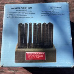 Pittsburgh Transfer Punch Set