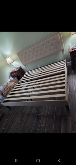 King size bed frame