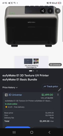 Eufy make flatbed uv printer