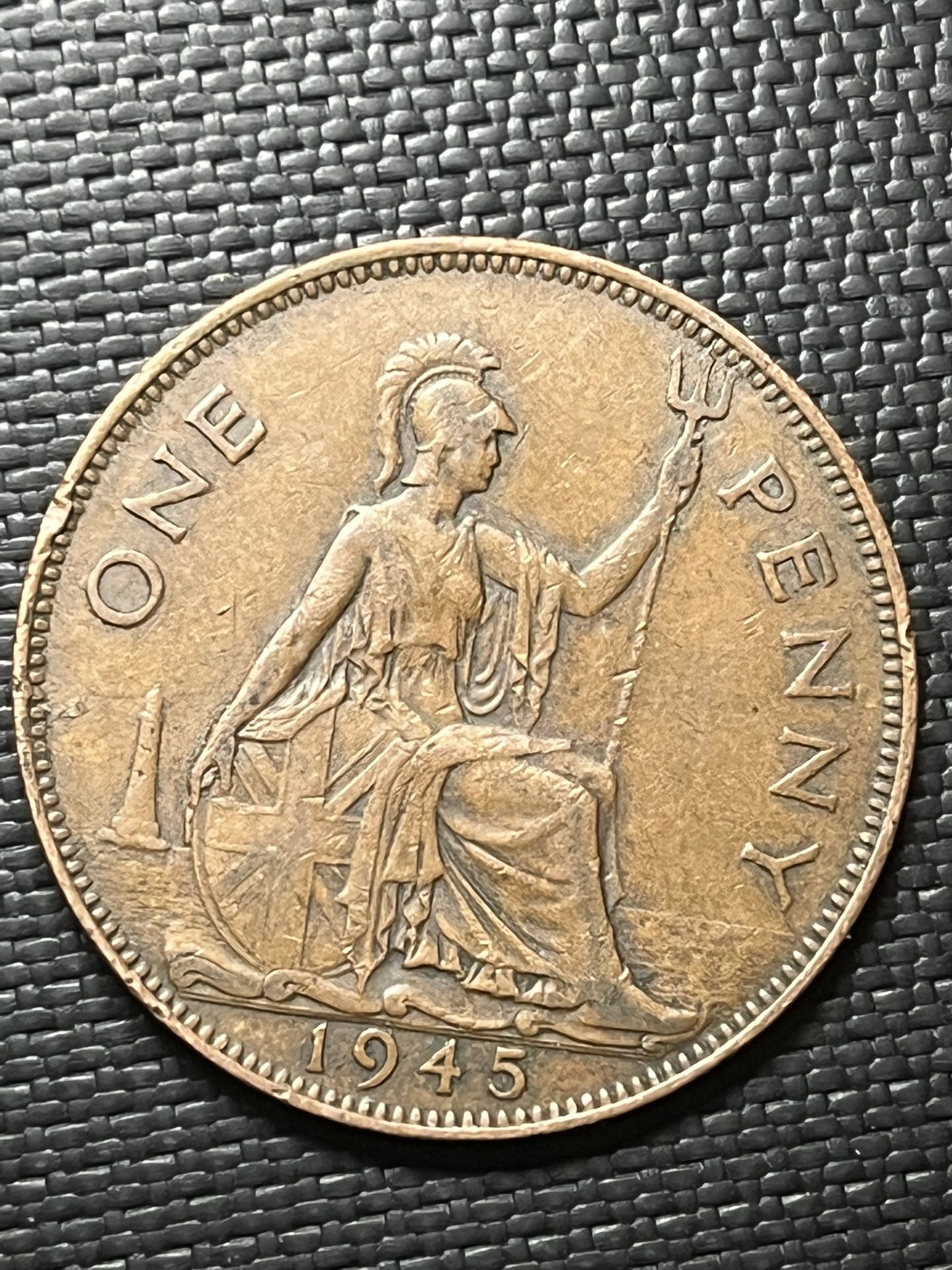 1945 One Penny Coin 