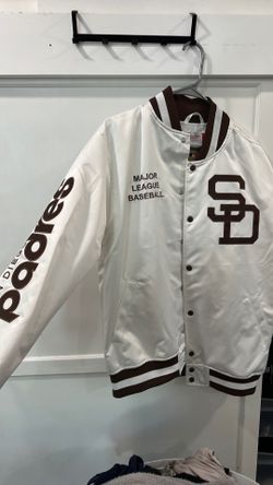 White San Diego Padres Jacket. Medium