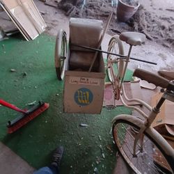 Barn Find Schwinn Bike And Mohs Side Car 