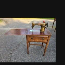 FREE Antique Sewing Machine and Table 
