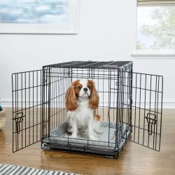 New 24” Double Door Dog Crate