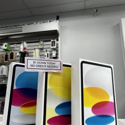Apple IPad 10th Generation Tablet New -PAYMENTS AVAILABLE-$1 Down Today 