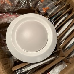 6” LED Ceiling Lights – 13W – 1000 Lumens – 3000K Warm White – Brand New