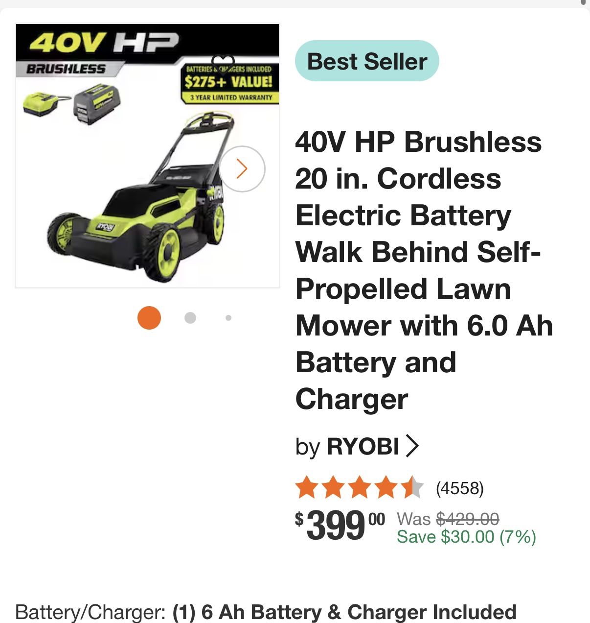 Lawn Mower Ryobi Year Warranty Ryobi Lawnmower New