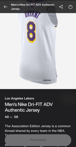 Kobe Jersey Association Edition