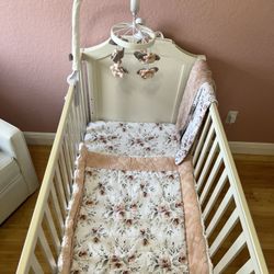 Levtex Adeline Crib bedding and Mobile
