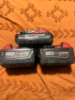 Milwaukee batteries