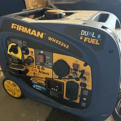 Firman WH03242 dual fuel gas propane quiet generator