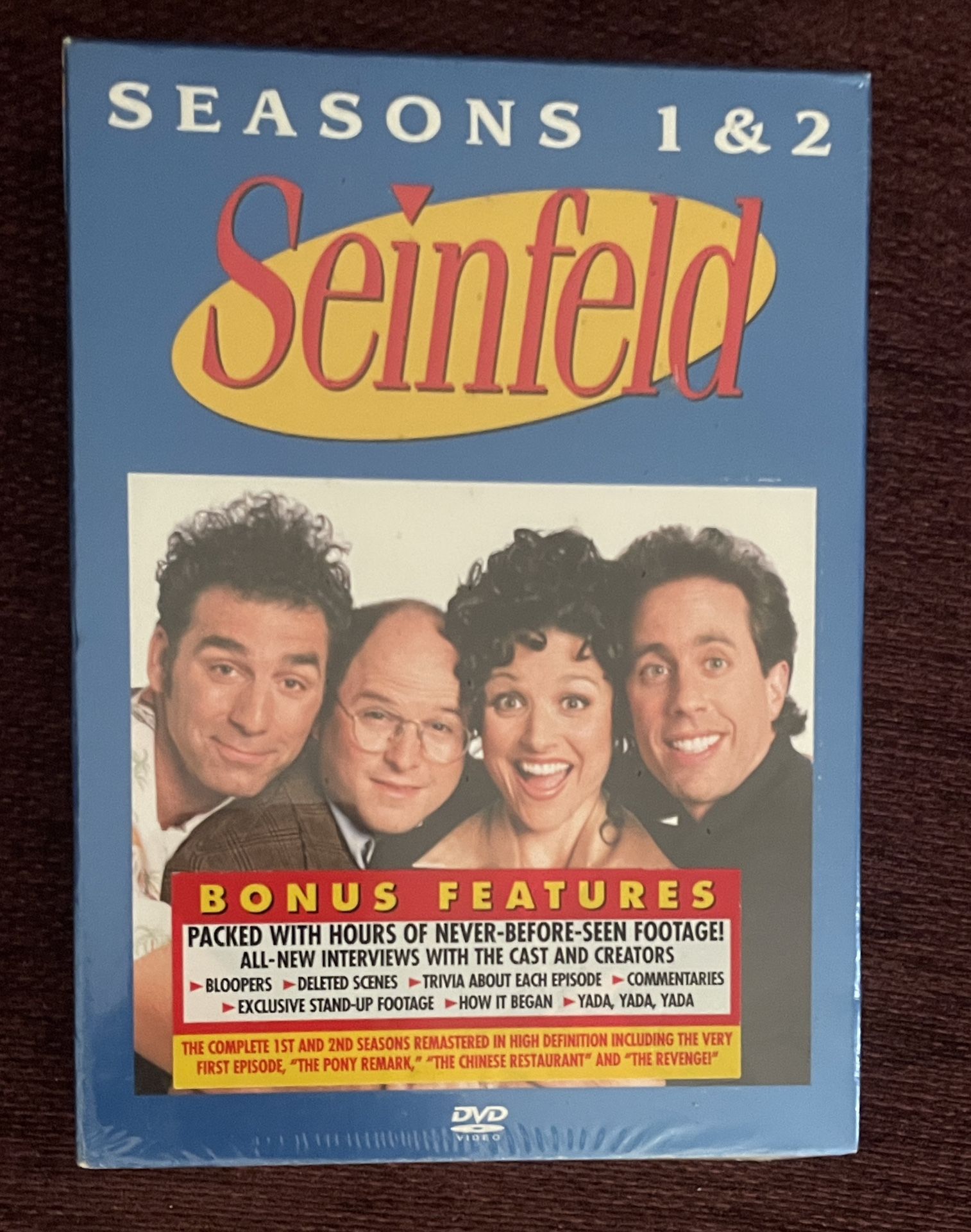 Seinfeld Unopened DVD Box Set Season 1 &2