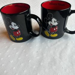 Disney Mickey Mouse Coffee Mug Cups (2)