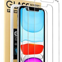 3-Pack Screen Protector Compatible With IPhone XR and 11