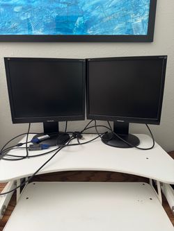 2 ViewSonic computer monitors