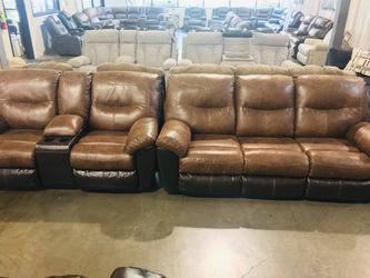 Reclining Sofa and Loveseat Set Sale