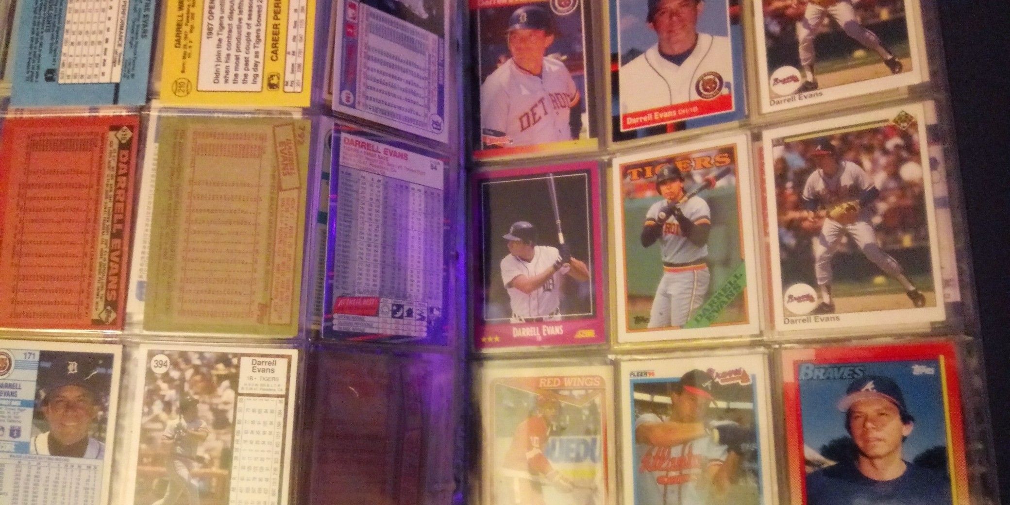 Sports trading cards. (Various)