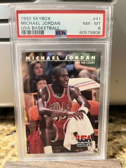 1992 Skybox Michael Jordan Psa 8