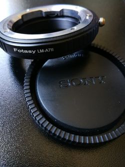 Sony A-series rear cap