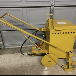Asphalt Walk Behind Crack Melter And Walk Behind Cleaner 