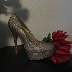 Gold sparkly 71/2