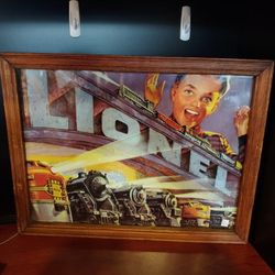 3 Separate Vintage Lionel train advertising Posters
