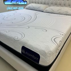 King Memory Foam Mattress And Box Set New Cama