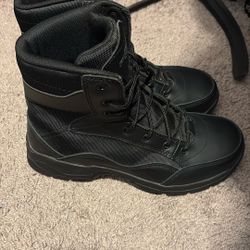 Interceptor Steel Toe Boots! Practically New! Size 9 1/2