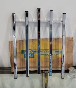 1980s - 1990's Motorcycles, Rear Space Saver Rack Chrome Luggage
