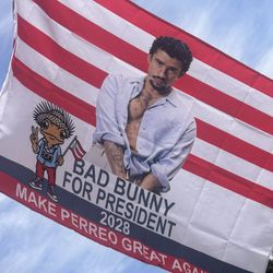 Bad Bunny Flag Dtmf  Super Bowl 