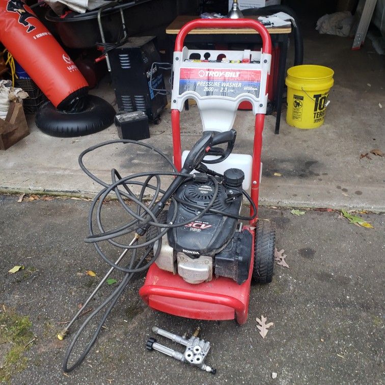 Troy Built Pressure Washer