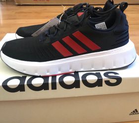 Adidas Men's Size 11 1/2 Swift Run 23 Running Sneakers Black / Red / White NWB