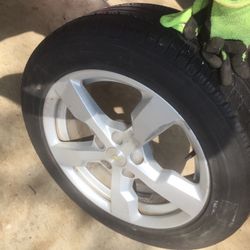 spare tire chevy volt 2013 aluminum rim wheel chevrolet