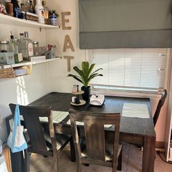 Distressed Table And Chairs