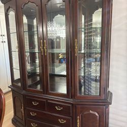 Mahogany China Cabinet