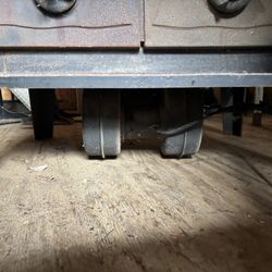 Wood Stove With Working Fans 