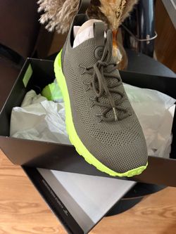Michael Kors Knit Sneakers Olive Neon Sole