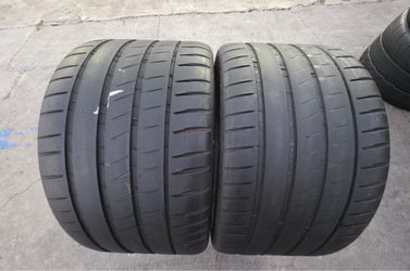2 USED TIRES MICHELIN PS4S N0 305/30/20