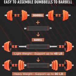 Adjustable Barbell And Bench press Weight System 