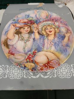 "Mother's Treasures" Mary Vickers Plate