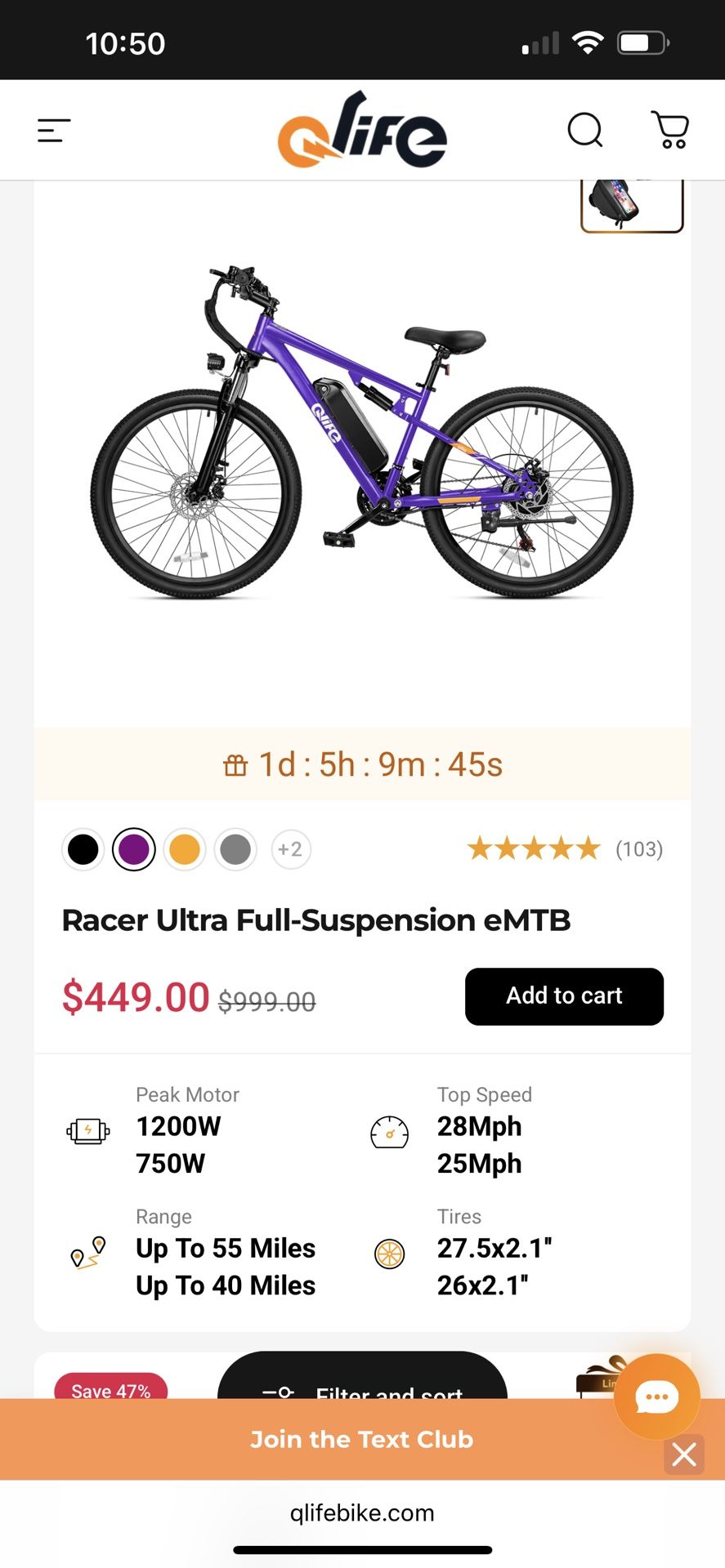 Brand New Electric Bike For Sale