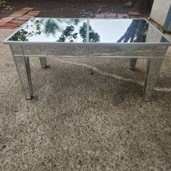 2 Mirror Tables. 1 With Drawers 