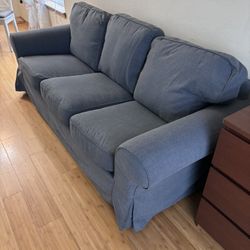Ikea Uppland Sofa, Hakebo dark Gray .