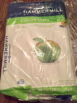 Hammermill Paper, Color Copy Digital, 28lb, 11 x 17, Ledger, 100 Bright, 500 Sheets