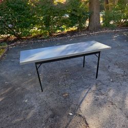 Long Metal Folding Table